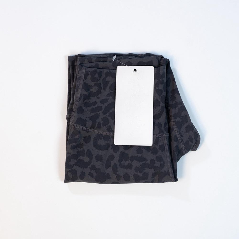 Women's High Waist Leopard Print Yoga and Fitness Tights