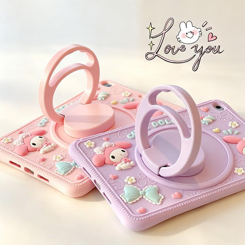 IPad 10 Case Air 2 3 4 5 6 7 Pro 11 9.7 Inch Melody Cartoon Silicone Tablet Cover