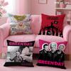 G-Green Day S-Saviors Cushion Cover Soft Short Plush Double-Sided Printing Home Decor Machine Washable Pillow Case Gift