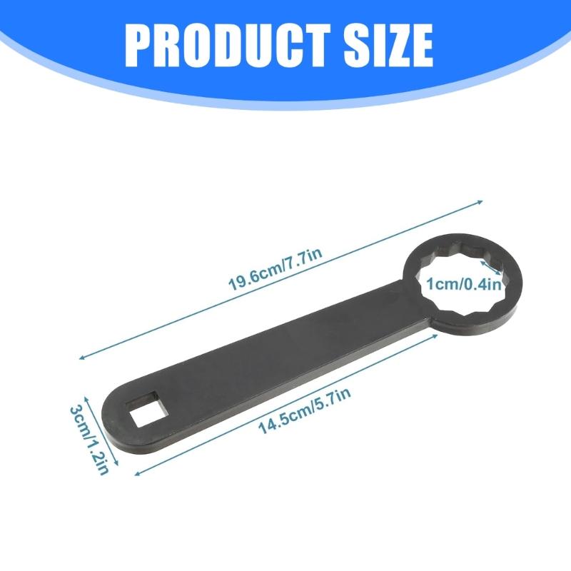 Motorrad 36mm Hinterradachsmutter Schraubenschlüssel Werkzeug Mit Ergonomischem Griff Für Einfache Bedienung Zuverlässige Radjustierungen
