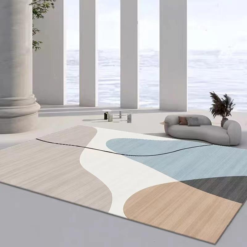 Supply Crystal Velvet Carpet, Living Room Sand And Coffee Table Carpet, Light Luxury Household Large Area Full Floor Mat