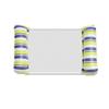 1pcs Inflatable Water Hammock with Mesh Outdoor Water Foldable Striped Floating Bed Water Lounge Chair Pool Party Beach Fun