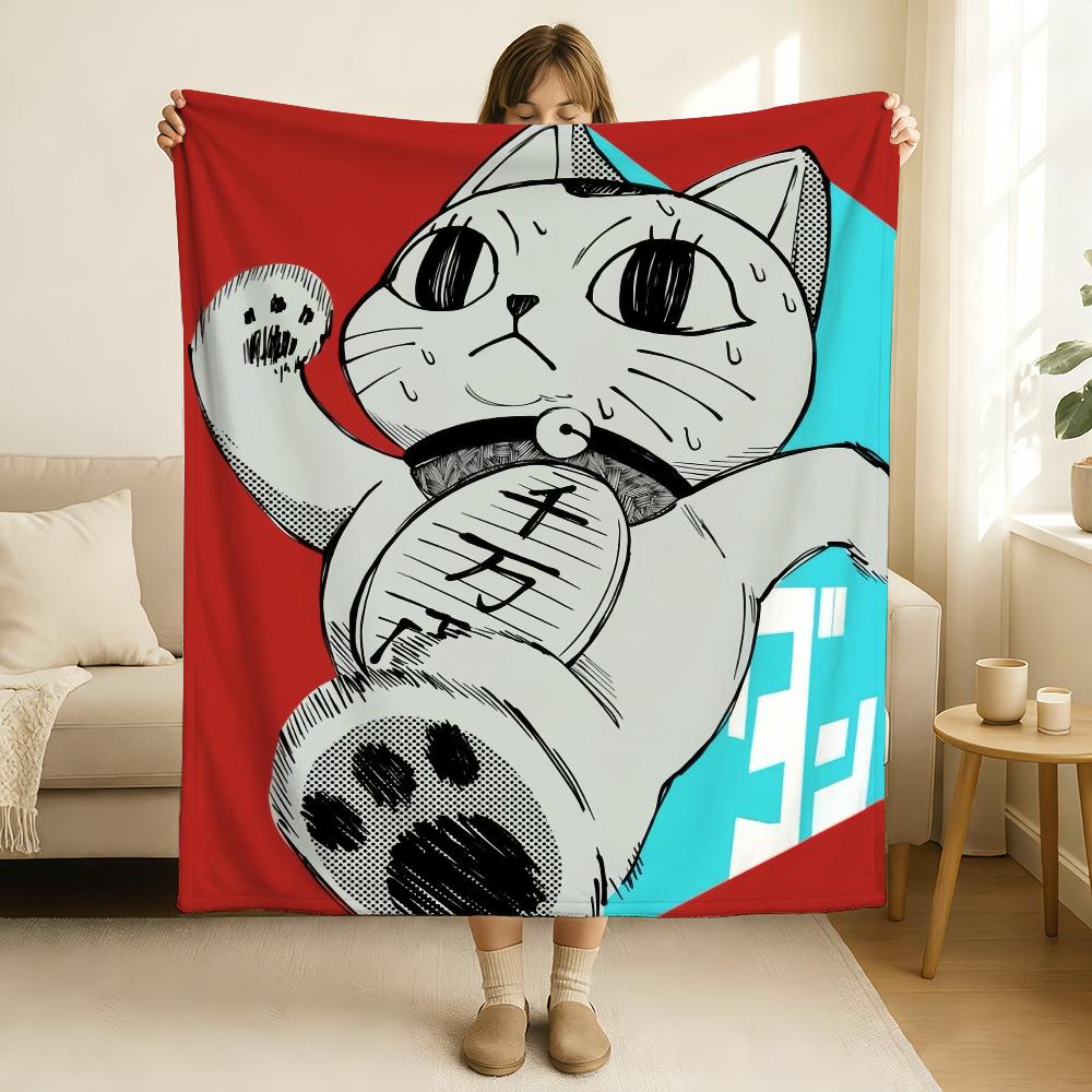 Cartoon Cute T Turbo G Granny Blanket Soft and Skin Friendly For Couch Bed Napping Bedspread All Seasons Comforter