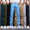 Summer Casual Pants Men Cotton Slim Fit Chinos Fashion Male Clothing Plus Size Trousers Cargo Pants Streetwear