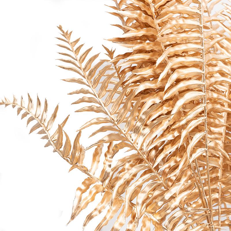 Gold Eucalyptus & Ginkgo Leaves for Wedding, Christmas & New Year Decor