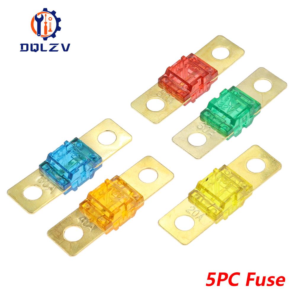 Car Audio Fuse Power Fuse Holder 30-150A Stereo Audio Single Way AGU Fuse Holder Power Distribution Block Fusebox Car Fuse