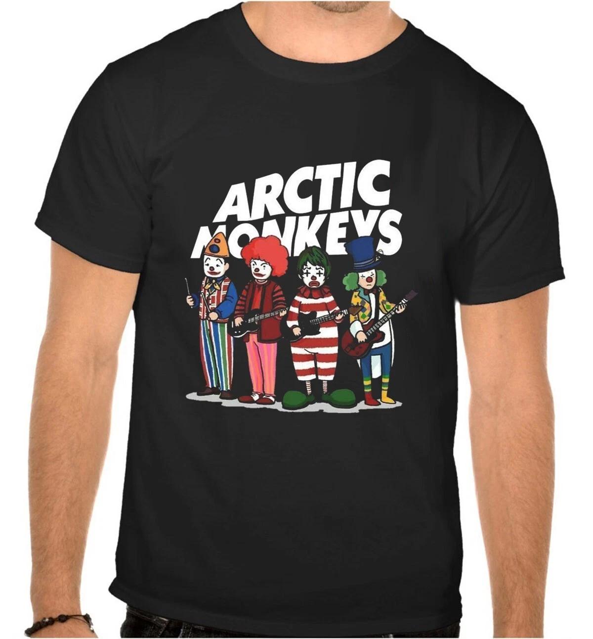 

Arctic Monkeys Рок-музыка Черная ФУТБОЛКА -1198- M