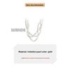 Pearl necklace - women's high-end, elegant, multi-layer pendant, light luxury, niche design, commuter collarbone chain