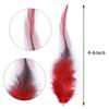 Feather 4-6 Black Heart Tip Chicken Feather Clothing Accessories Diy Material Colored Tip Chicken Feather Cat Stick Corsage Accessories