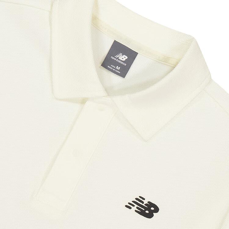 New Balance SS25 Polo Shirt Men's White NFF29191-WT