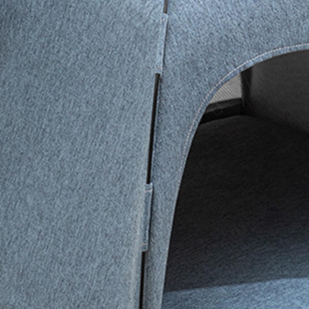 Cat Tent Bed Large Space Breathable Comfortable Washable Pet Tent House for Pet Cat Dog All Seasons S Size Blue