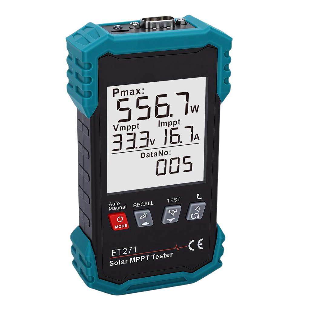 2000W Solar Panel Tester MPPT PV Meter Photovoltaic Multimeter for Open Circuit Voltage Troubleshooting Fault Detection