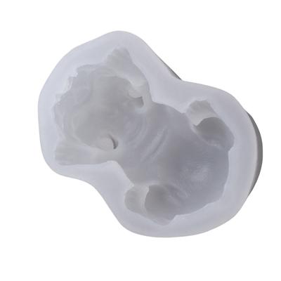 Stampo in Silicone per Torta Bulldog Francese 3D Strumenti per Decorare Cioccolato Stampo per Sapone Candela a Forma di Cane Attrezzi da Forno Gadget per la Cucina di Casa