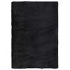 VidaXL Shaggy Rug with Long Pile Black 200x290 Cm Polyester, Rug, Bedroom Rug, Modern Rug, Living Room Rug, Carpet 4102846