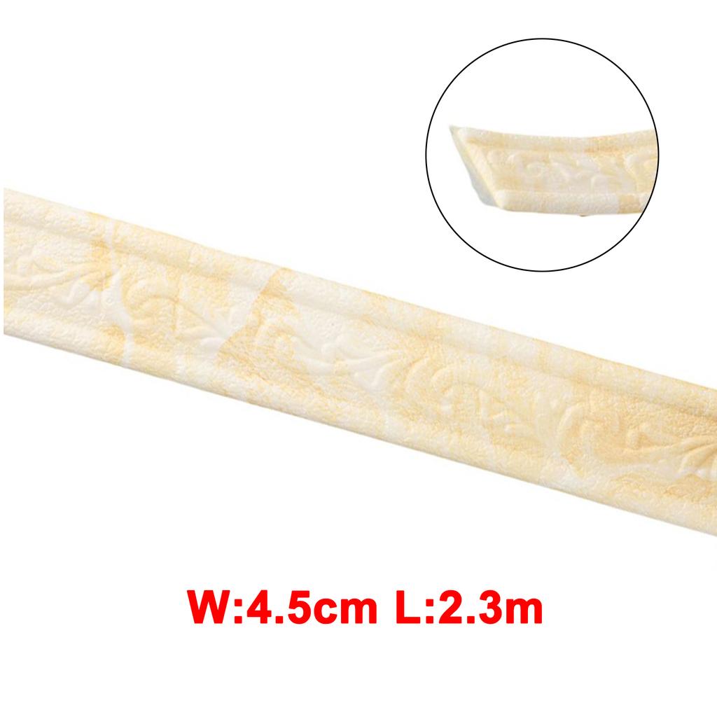 Wall Sticker Wall Trim Line 1pcs Waterproof 3D Art