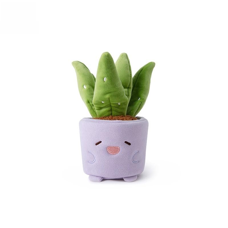 Toy Plush Short Mushroom Forest Plant Pot Lucky Grass Gift Girls Home Decoration