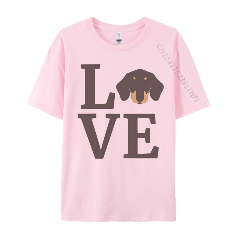 Hot Sale Unisexs Top Tshirts Cotton I Love My Dachshund Dachshund T Shirts Printing Fashion T Shirt Unisex