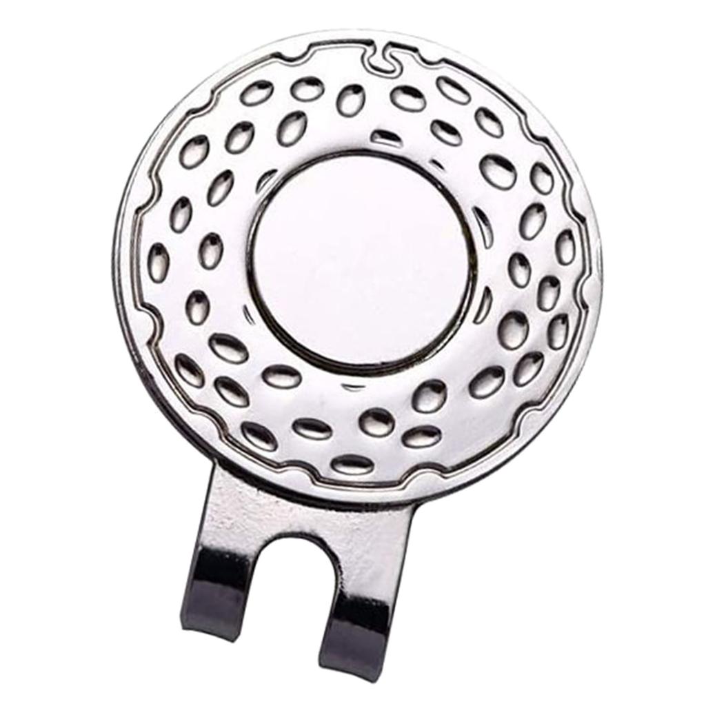Zinc Alloy Golf Hat Clip Magnetic Golf Hat Clips Golf-Ball Aiming Marker Professional Golf Training Aids Accessories