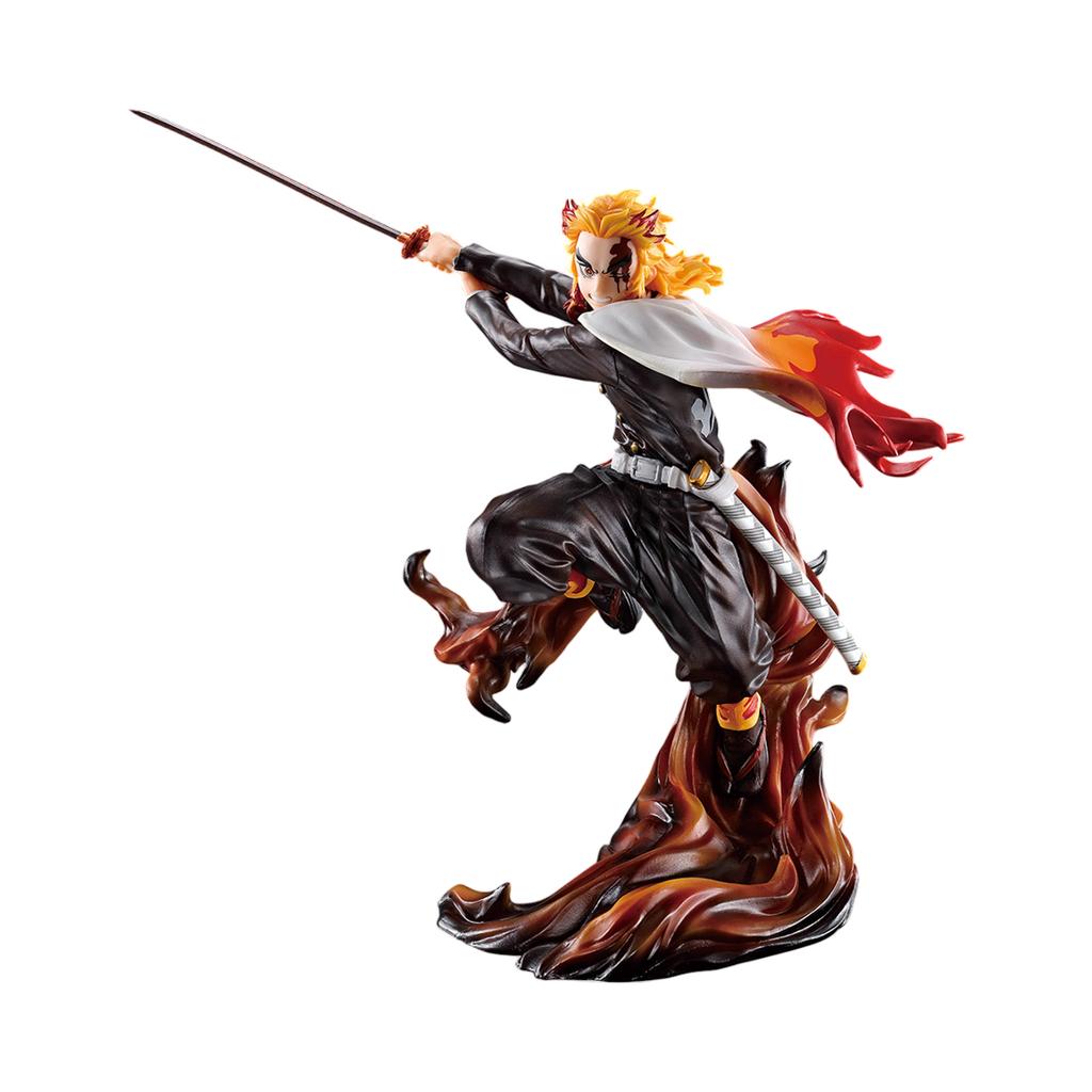 Bandai Ichiban Kuji Demon Slayer Wield Your Blade and Set Your Heart On Fire Last One Prize Kyojuro Rengoku Figure