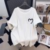 Plus Size Loose Mid-Length Short-Sleeve Women's T-Shirt (200/300/350 Jin)