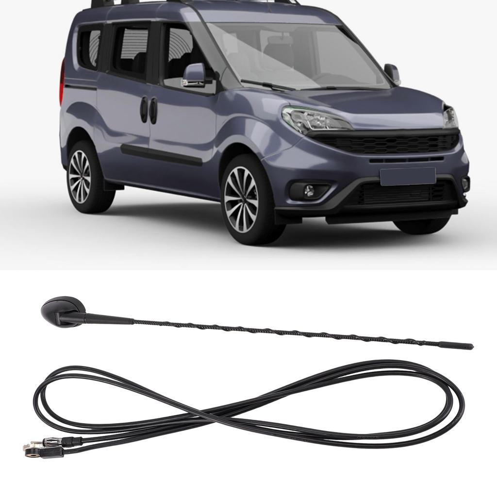 Auto Dach FM AM Radio Antennenmast mit Basis Kabelsatz 51995445 Stabiles Signal Stereo Radio Antenne Ersatz für Fiat Ducato 2006-2024