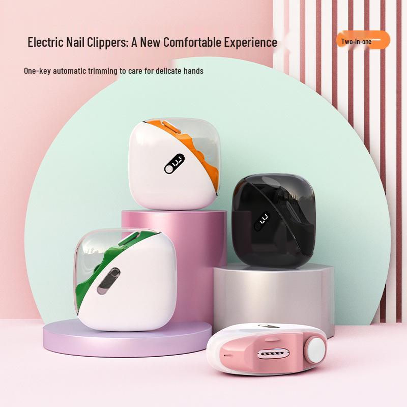 Automatic Electric Nail Grinder & Polisher - Anti-Pinch Manicure Tool