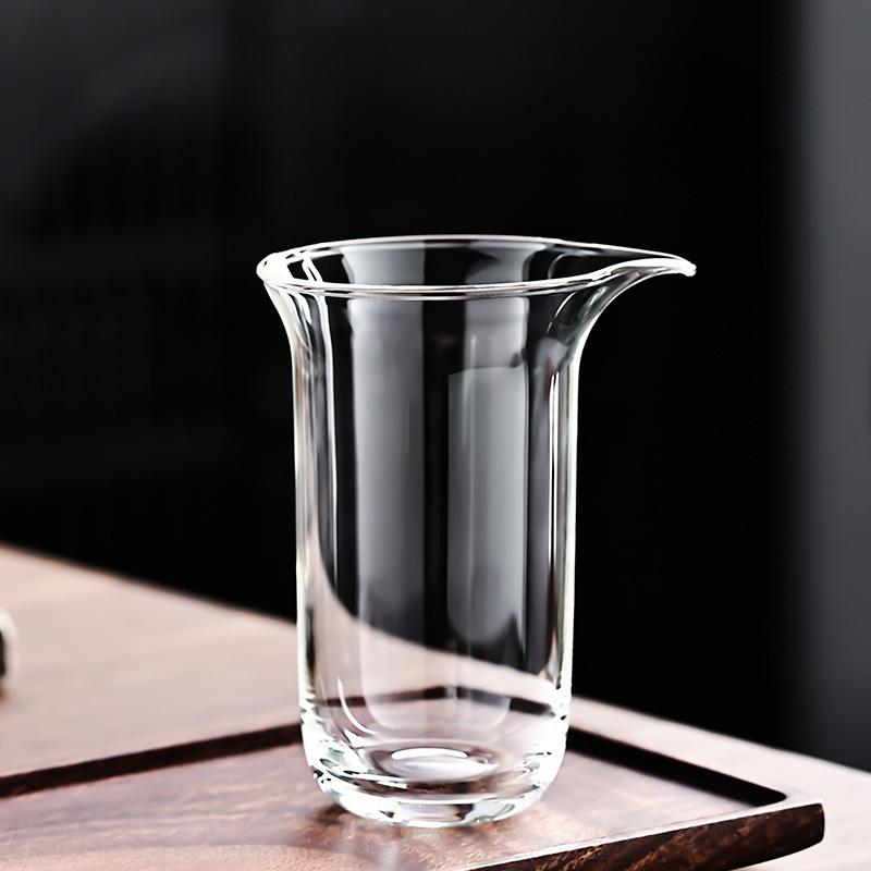 150ml Clear Glass Teacup Japanese Style Heat-resistant Fair Cup Tea Ceremony Household Kung Fu Tea Set Accessories 2025 New