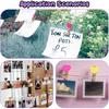 Heart Clothesp, 50 PCS Mini Colorful Clothesp Cute Wooden Clips Small Clothes Pin Photo String Hanging Photo Display with Clips for Home Party