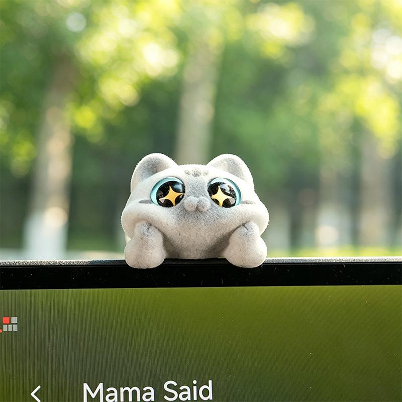 Cartoon Cat Car Ornament Cute Dashboard Decor Mini Desktop Decoration