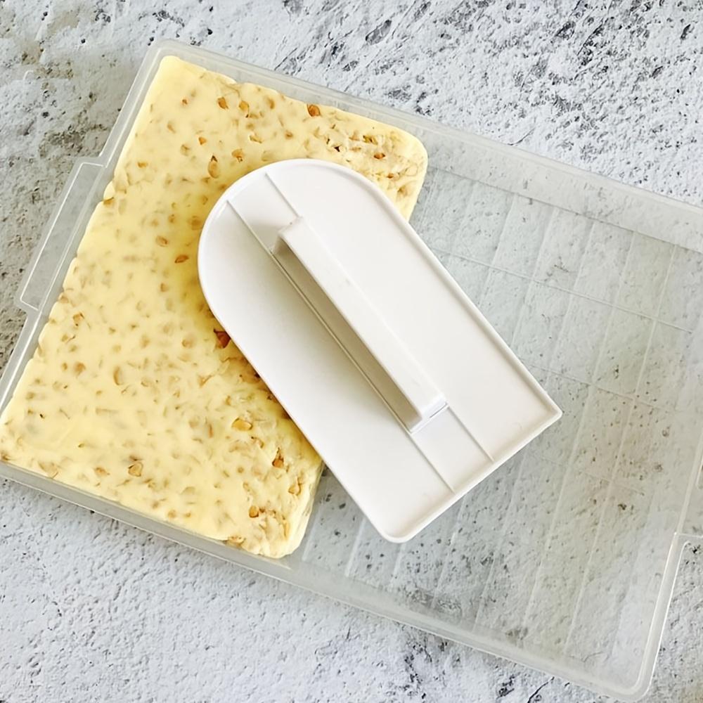 1 pz Accessorio per piatto girevole per torta fai da te Set multifunzionale per lisciare la crema per torte Raschietto in plastica Strumento per la cottura