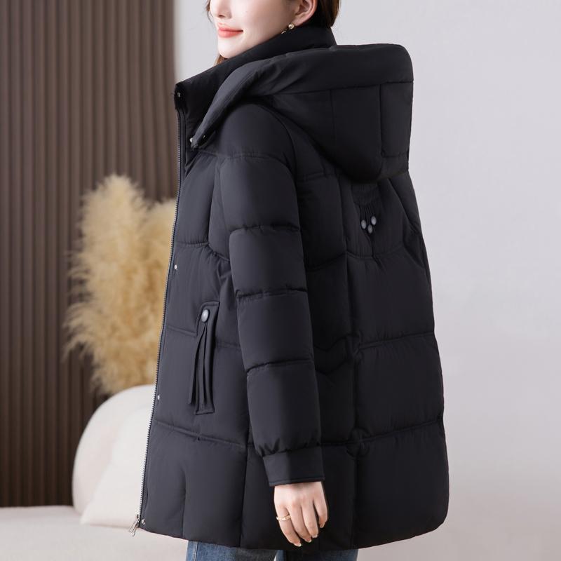 Fashion Women Winter Coats Hooded Loose Thick Warm Long Parkas Female Jackets