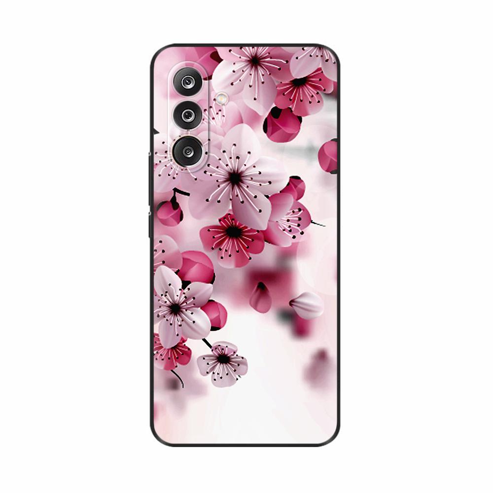 For Samsung M36 5G Case M366B Cute Flowers Cat Painted Shockproof Silicone Back Cover For Samsung Galaxy M36 M35 M34 Phone Cases