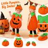 Kids Halloween Costume Set with Pumpkin Hat, Leggings and Top for Fun Dress Up