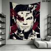 DEXTER Wall Tapestry Aesthetic Wall Hanging Printed Fabric Blanket Decorative Tapestries for Bedroom Living Room Home Decor
