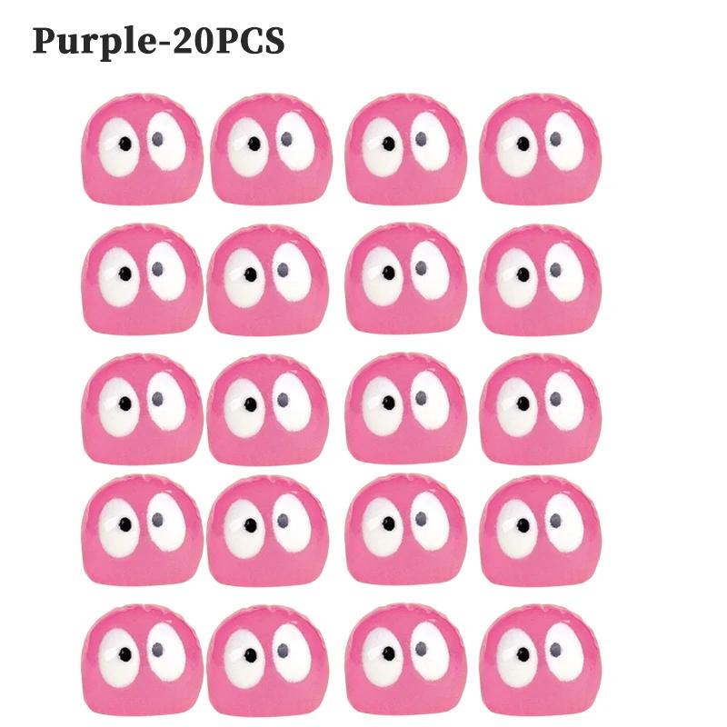 1-50 STÜCKE Cartoon Leuchtende Mikro-Landschaft Kleine Ornamente Bunte Schlackenstein Glühwürmchen Kleine Ornamente DIY Dekorationen