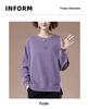 Women's Plus Size Round Neck Casual Top Jacket for Spring & Autumn