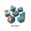 7 Piece RPG Dice Set Polyhedral 4 Color for Role Playing Game Cafe