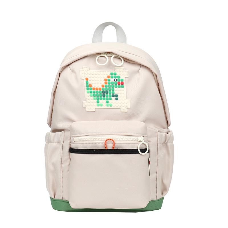 Schoolbag Children's Schoolbag First Grade Primary School Student Cartoon Backpack Korean Version Contrasting Colors Boys and Girls Travel Backpack