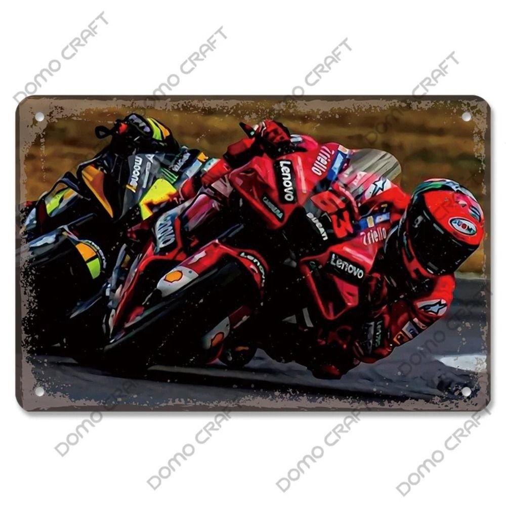 Racing Driver & Rally Metal Tin Signs for Bar Man Cave