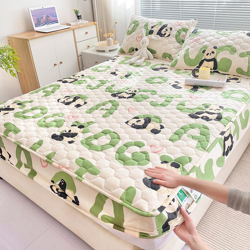 New Class a All Cotton Quilted Fitted Sheet Waterproof To Prevent Leakage of Urine Mattress Cover