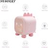 ®RisingFF Réveil numérique rose motif dinosaure pour enfants, avec veilleuse