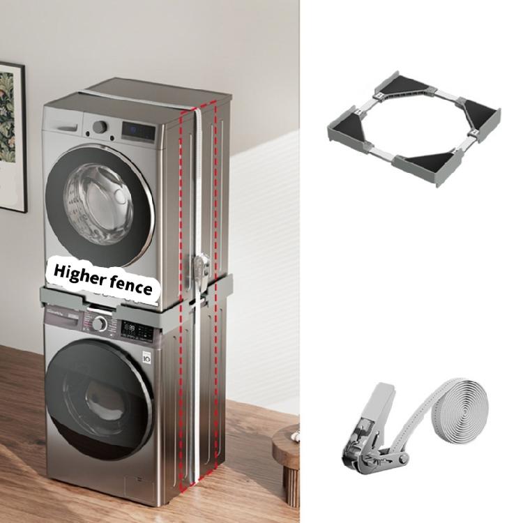 Stand Height Adjustable Washing Machine Pedestal Multifunctional Base Home Appliance Anti Noise Drying Rack