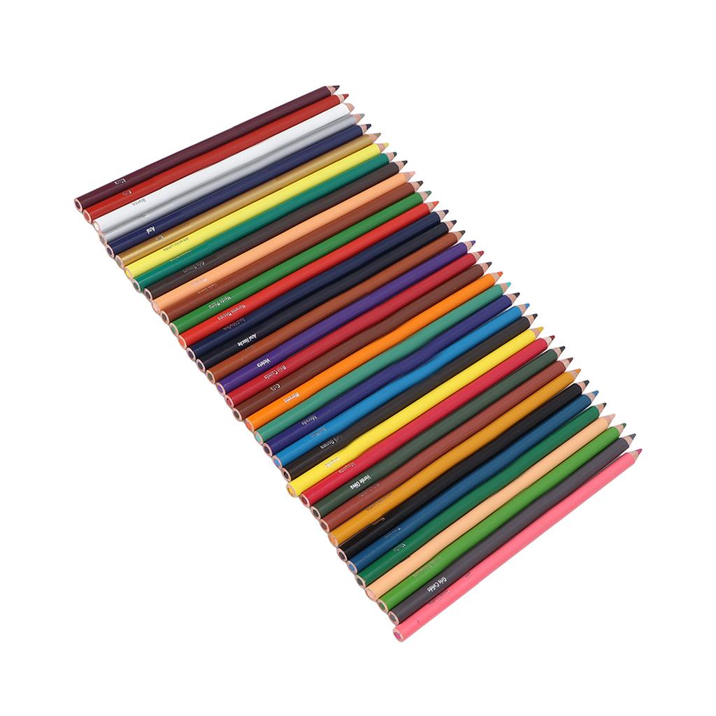 36pcs Coloring Pencils 36 Colors Poplar Material Boxed 4mm0.2in Thick Refill Pre Sharpened Nib