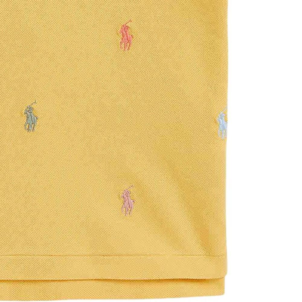 Polo Ralph Lauren Polo Shirt FW25 Printed Short Sleeve Little Pony Embroidery Yellow Kids Kids tops CWPOKNIG8020600-700
