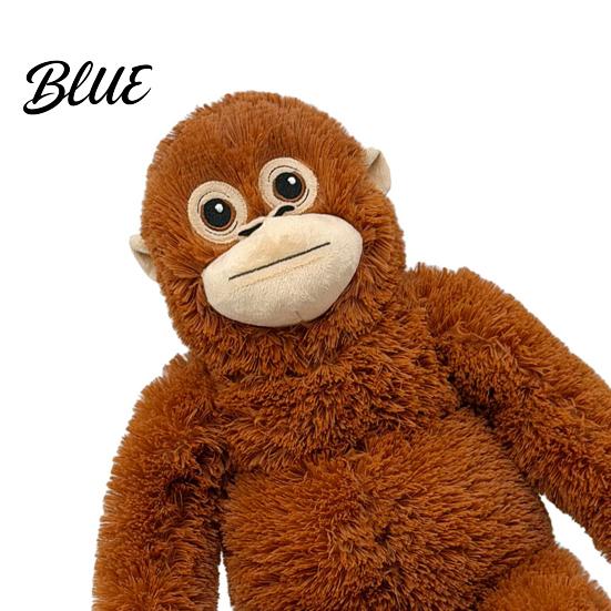 Cozy Plush Pillow Long-Armed Monkey Toy Soft Stuffed Animal Cute Emotional Support Cuddle Companion Gift for Kids Adults Doll