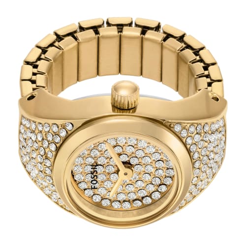 Fossil Watch Ring ES5392 Women's Gold