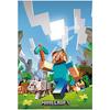 ENSKY MINECRAFT Minecraft Steve's Adventure 26 X 38cm Ghibli Jigsaw Puzzle 108 Large Piece JIGSAW PUZZLE 108-L770
