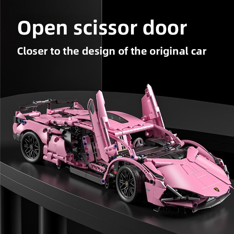 Compatible with Lego Educational Toys Remote Control Toys Building Block Car Assembly Supercar Car Racing Model Small Particles