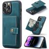 For iPhone 14 Pro Max Case 2 in 1 Leather+TPU Phone Cover Removable Card Holder