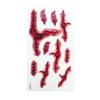 3D Halloween Bloody Scar Temporary Tattoo Sticker Cosplay Body Art Makeup Decal